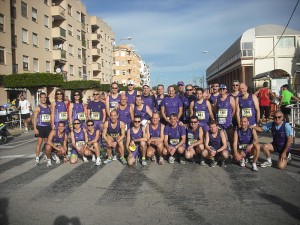 Foto atletes del Garbí en Xeraco 2011. Per Gonzalo Laporta